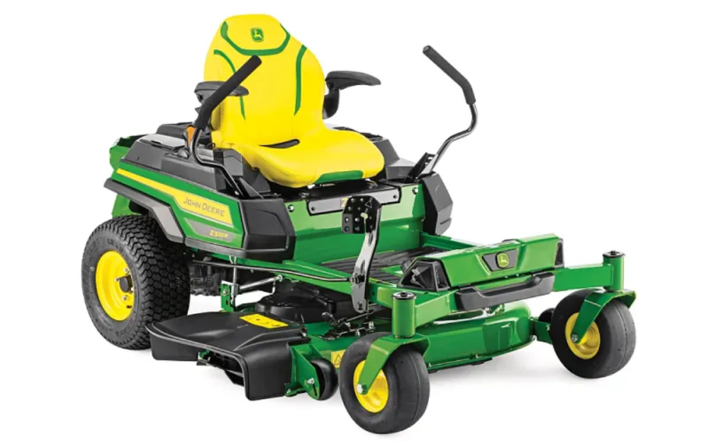 Kosiarki John Deere o zerowym promieniu skrętu i z przystawką mulczującą