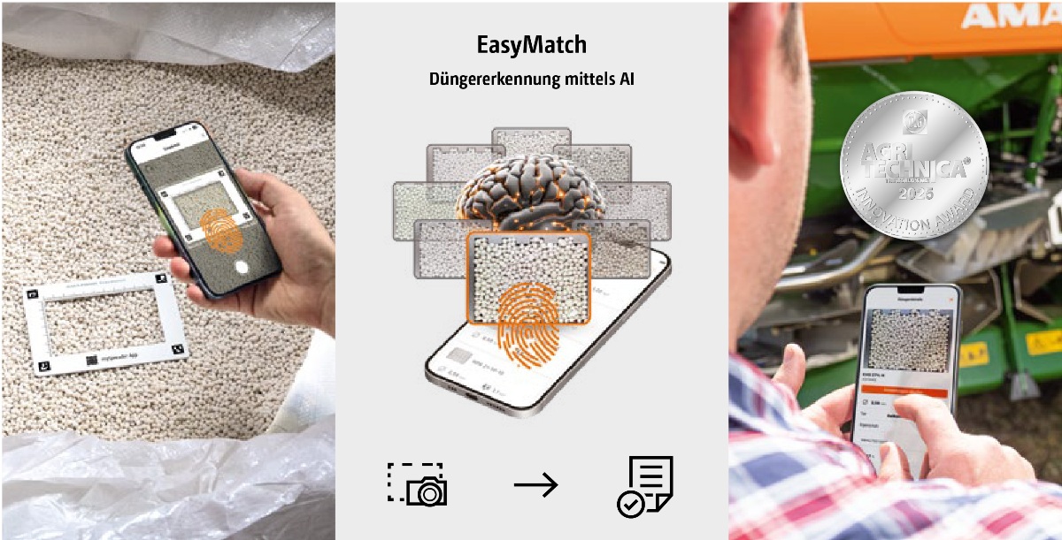 Amazone oferuje innowacyjną aplikację Easy Match, która rozpoznaje nawozy na podstawie zdjęcia